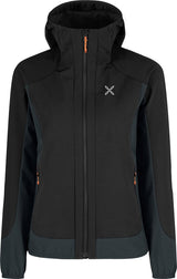 Montura - DOLOMITI WIND HOODED JACKET W. — BLACK/MELON — Vista frontale 1