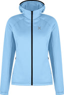 Montura - FADIS GRID HOODED MAGLIA WOMAN — DUSK — Vista frontale 1