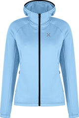 Montura - FADIS GRID HOODED MAGLIA WOMAN — DUSK — Vista frontale 1