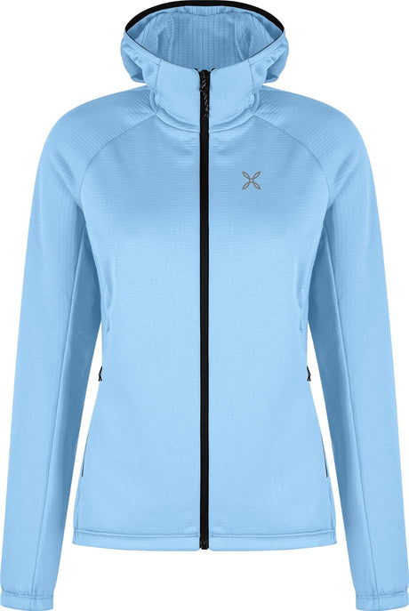 Montura - FADIS GRID HOODED MAGLIA WOMAN — DUSK — Vista frontale 1