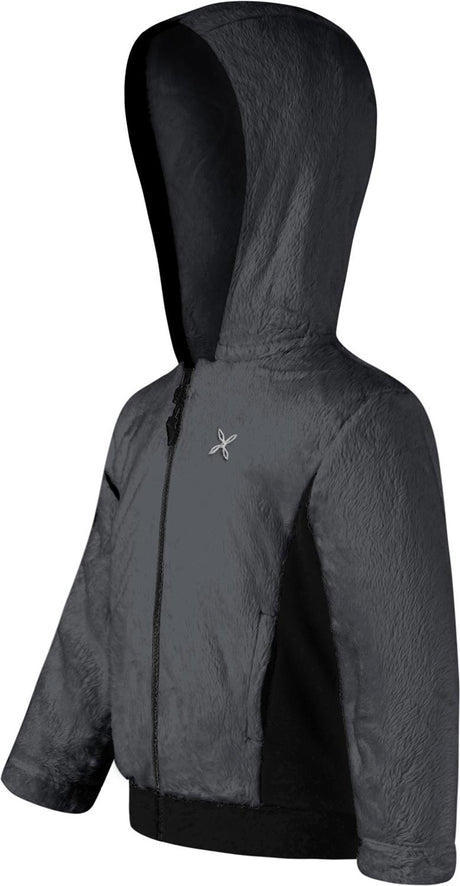 Montura - POLAR STRETCH HOODY JKT BABY — ANTRACITE — Immagine 2