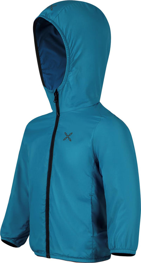 Montura - WINDY HOODED JACKET BABY — BLU OTTANIO/DEEP BLUE — Immagine 2