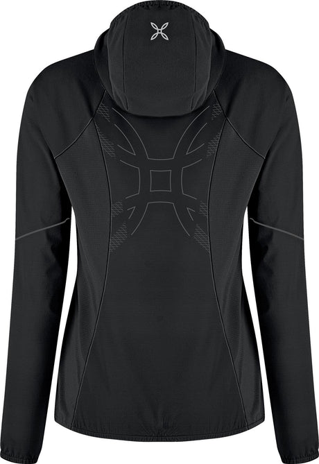 Montura - FLASH HOODED JACKET WOMAN — ARDESIA — Vista posteriore 3