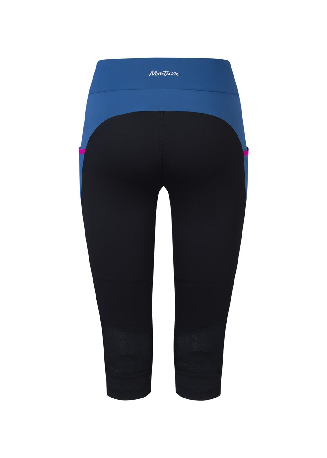 Montura - RUN DREAM 3/4 PANTS WOMAN — NERO/DEEP BLUE — Vista posteriore 3