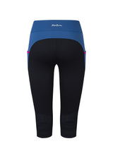 Montura - RUN DREAM 3/4 PANTS WOMAN — NERO/DEEP BLUE — Vista posteriore 3