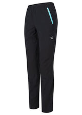 Montura - DOMINO TREKKING PANTS WOMAN — NERO/CARE BLUE — Immagine 2