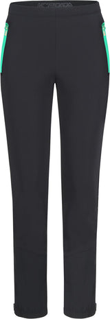 Montura - POISON PANTS WOMAN — BLACK/BRIGHT TEAL — Vista frontale 1