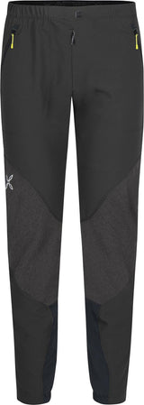 Montura - VERTIGO 2.0 PANTS — BLACK/SUNNY LIME — Vista frontale 1