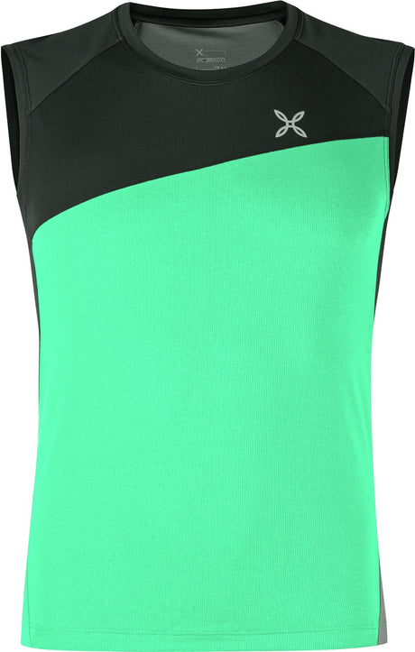 Montura - COLOR BLOCKING CANOTTA — VIBE GREEN — Vista frontale 1