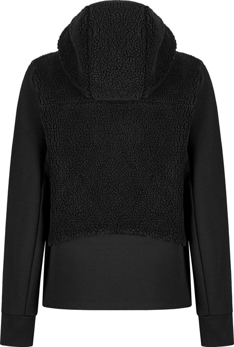 Montura - SHERPA MIX JACKET WOMAN — BLACK — Vista posteriore 3