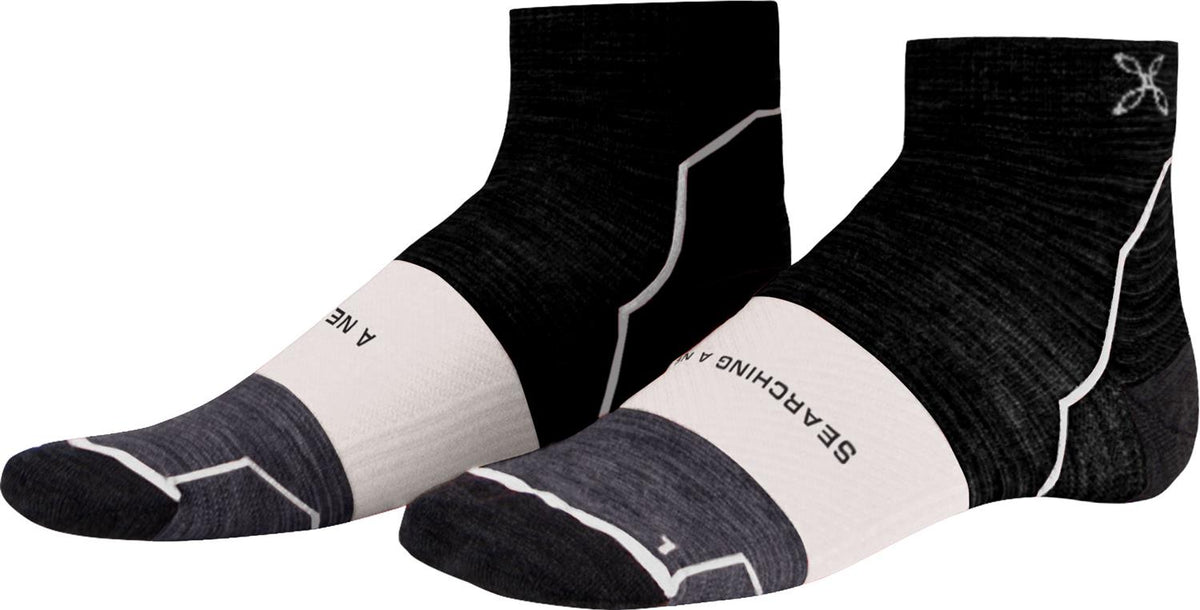 Montura - MERINO WOOL LIGHT LOW SOCKS — ANTRACITE — Vista frontale 1
