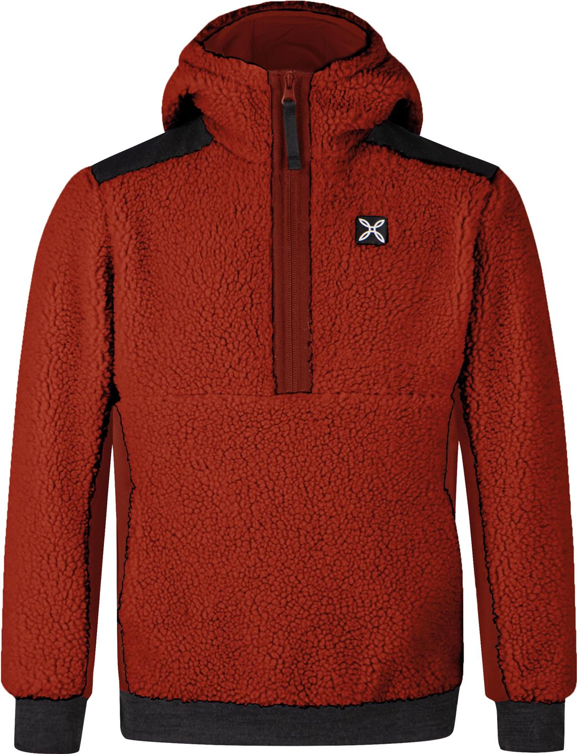 Montura - SHERPA HALF ZIP MAGLIA KIDS — TOBACCO — Vista frontale 1
