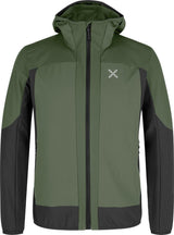 Montura - DOLOMITI WIND HOODED JACKET — VERDE SALVIA — Vista frontale 1