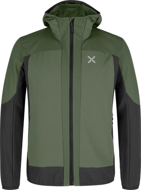 Montura - DOLOMITI WIND HOODED JACKET — VERDE SALVIA — Vista frontale 1