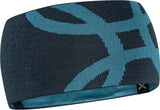 Montura - MERINO LOGO BAND — BLUEBERRY/STEEL BLUE — Vista frontale 1