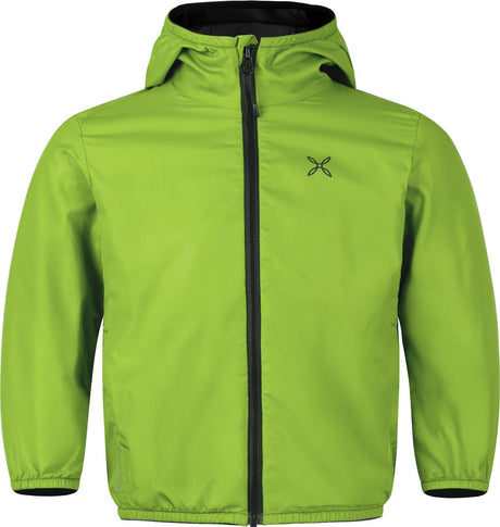 Montura - WINDY HOODED JACKET BABY — VERDE ACIDO — Vista frontale 1
