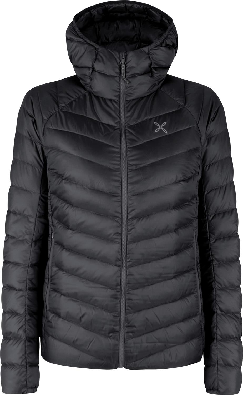 Montura - BREEZE HOODED DUVET JACKET WOM — BLACK — Vista frontale 1