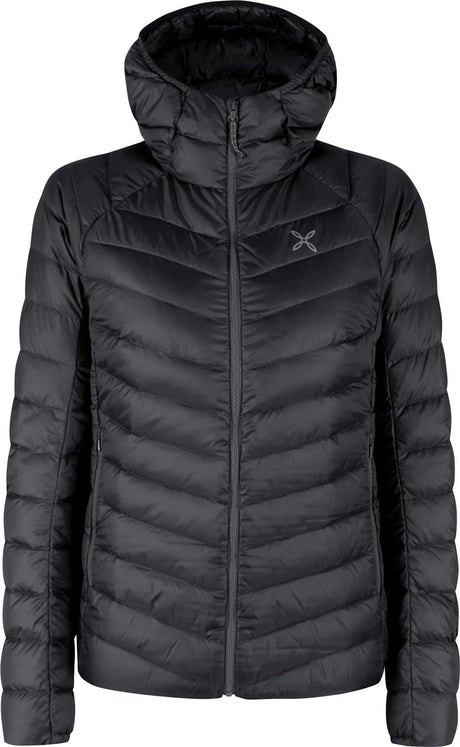Montura - BREEZE HOODED DUVET JACKET WOM — BLACK — Vista frontale 1