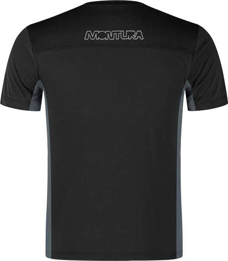 Montura - WORLD 2 T-SHIRT — BLACK/PIOMBO — Vista posteriore 2