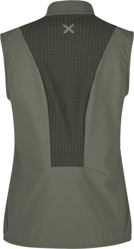 Montura - TRACE HYBRID VEST WOMAN — VERDE SALVIA/VINACCIA — Vista posteriore 2