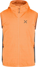 Montura - SPACE LIGHT HOODED VEST KIDS — MELON/PIOMBO — Vista frontale 1