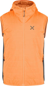 Montura - SPACE LIGHT HOODED VEST KIDS — MELON/PIOMBO — Vista frontale 1