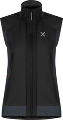 Montura - DOLOMITI WIND VEST WOMAN — BLACK/MELON — Vista frontale 1