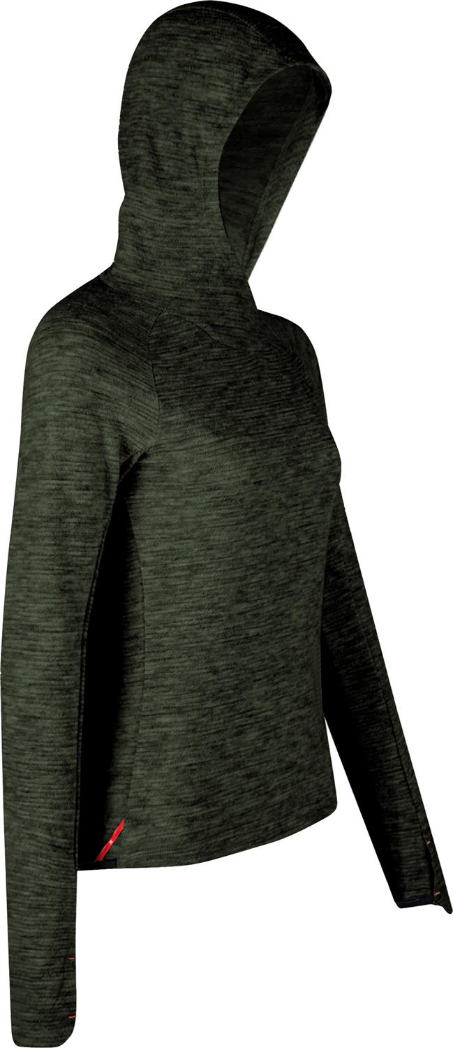 Montura - VERSANTE MERINO HOOD.L/S TEE W — VERDE SALVIA — Immagine 2