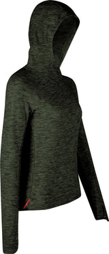 Montura - VERSANTE MERINO HOOD.L/S TEE W — VERDE SALVIA — Immagine 2