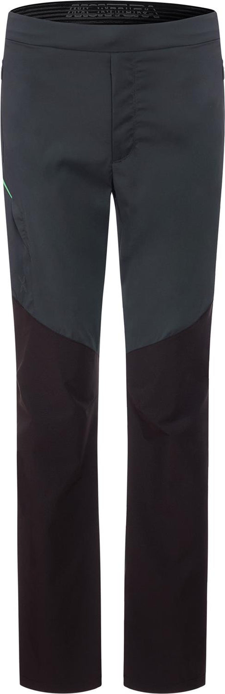 Montura - ROUTE MIX PANTS — ANTRACITE/VIBE GREEN — Vista frontale 1