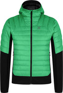 Montura - PEAK HYBRID HOODED JACKET — VIBE GREEN — Vista frontale 1