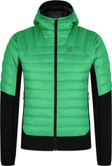 Montura - PEAK HYBRID HOODED JACKET — VIBE GREEN — Vista frontale 1