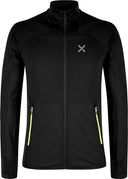 Montura - RISE MAGLIA — BLACK/SUNNY LIME — Vista frontale 1