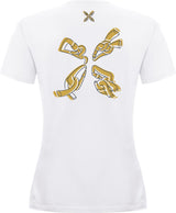 Montura - KNOTS T-SHIRT WOMAN — WHITE/MUSTARD — Vista posteriore 2