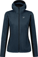 Montura - POLAR STYLE HOODED JKT WOMAN — BLUEBERRY — Vista frontale 1