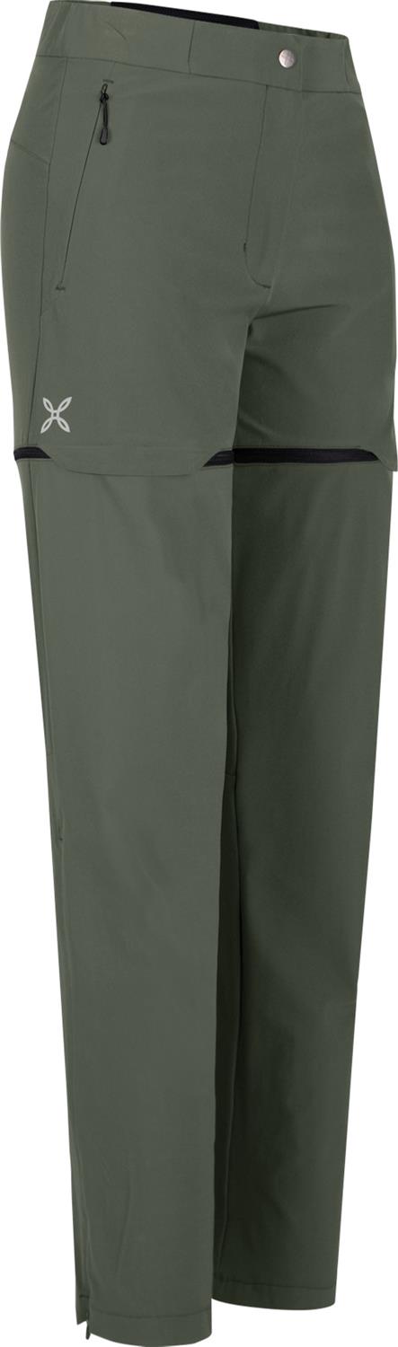 Montura - RISE ZIP OFF PANTS WOMAN — VERDE SALVIA — Immagine 3
