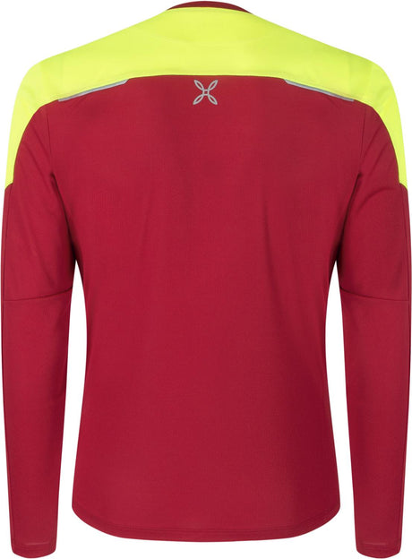 Montura - HIGH MAGLIA — ROSSO/GIALLO FLUO — Vista posteriore 2
