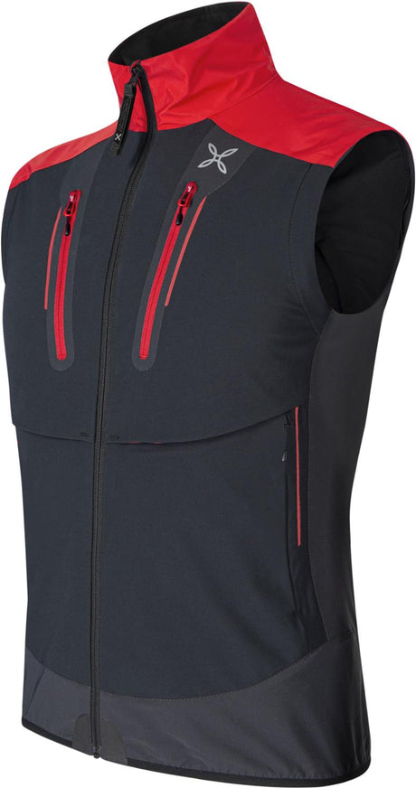 Montura - BRAVE 3 JACKET — BLACK/ROSSO — Immagine 2