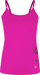Montura - FLOWER SEAMLESS CANOTTA WOMAN — INTENSE VIOLET — Vista frontale 1