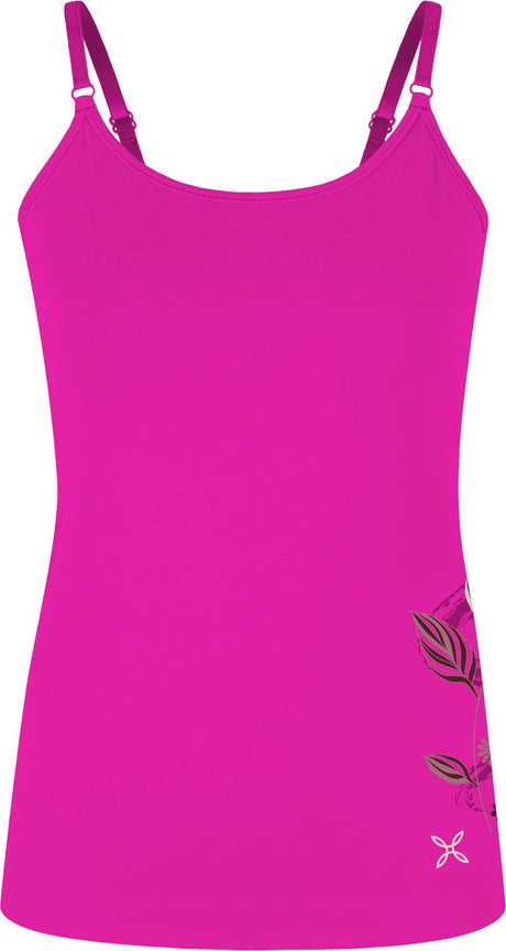 Montura - FLOWER SEAMLESS CANOTTA WOMAN — INTENSE VIOLET — Vista frontale 1