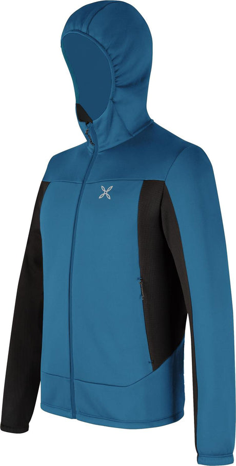 Montura - PULSE HOODED MAGLIA — STEEL BLUE — Immagine 2