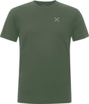 Montura - LOGO MERINO T-SHIRT — VERDE SALVIA — Vista frontale 1