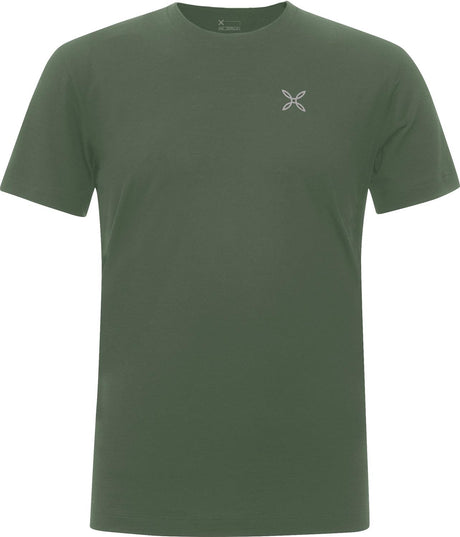 Montura - LOGO MERINO T-SHIRT — VERDE SALVIA — Vista frontale 1