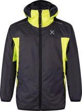Montura - NEVIS 2 JACKET KIDS — ANTRACITE/VERDE LIME — Vista frontale 1