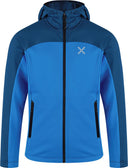 Montura - GRID LIGHT HOODED MAGLIA KIDS — CELESTE/DEEP BLUE — Vista frontale 1