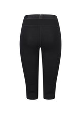 Montura - MERINO CONCEPT 3/4 PANTS WOMAN — BLACK — Vista posteriore 2