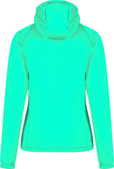 Montura - FADIS GRID HOODED MAGLIA WOMAN — BRIGHT TEAL — Vista posteriore 3