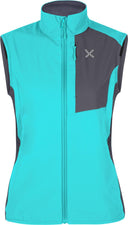 Montura - PEAK VEST WOMAN — TURQUOISE/GRAPHITE BLUE — Vista frontale 1