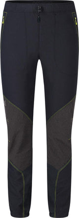 Montura - VERTIGO PANTS — BLACK/SUNNY LIME — Vista frontale 1