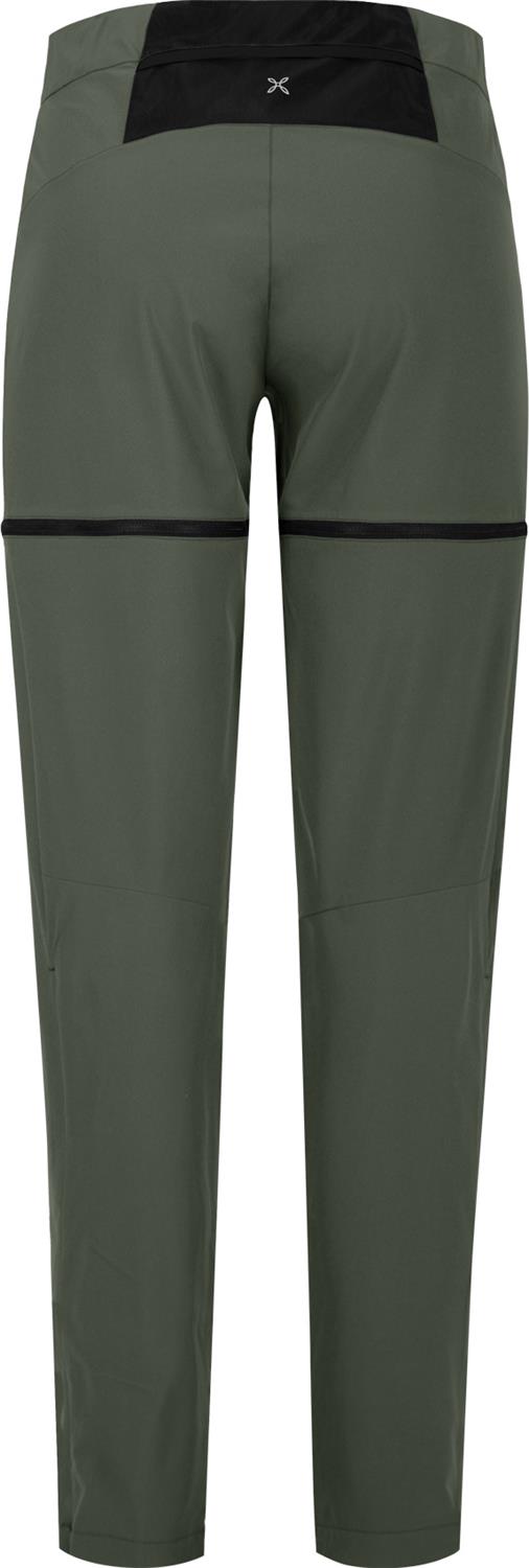 Montura - RISE ZIP OFF PANTS WOMAN — VERDE SALVIA — Vista posteriore 4